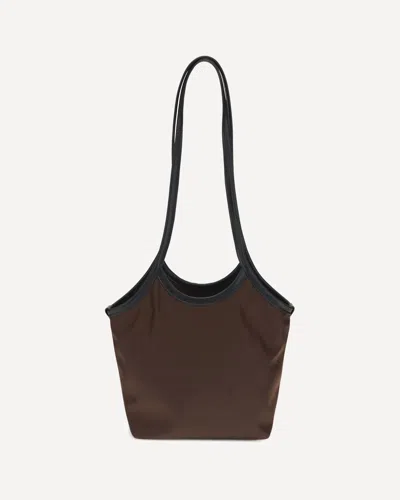 Valesque Small Nylon Cami Tote Bag In Brown