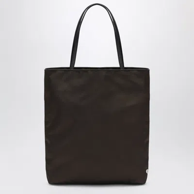 Valesque Thea Brown Bag In Satin Nylon In Black