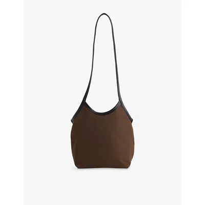 Valesque Womens Cami Small Nylon Shoulder Bag Soft Brown