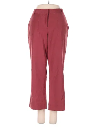 Pre-owned Valette Casual Pants In Burgundy