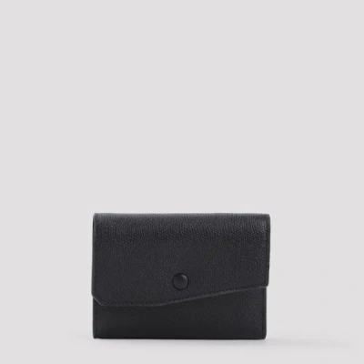 Valextra 6 Pockets Wallet Unica In Black