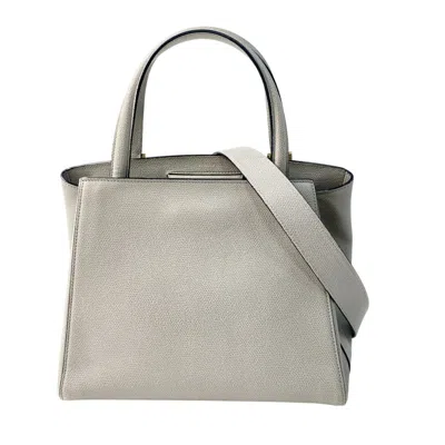 Pre-owned Valextra Ash Leather Handbag Shoulder Bag () In Multi