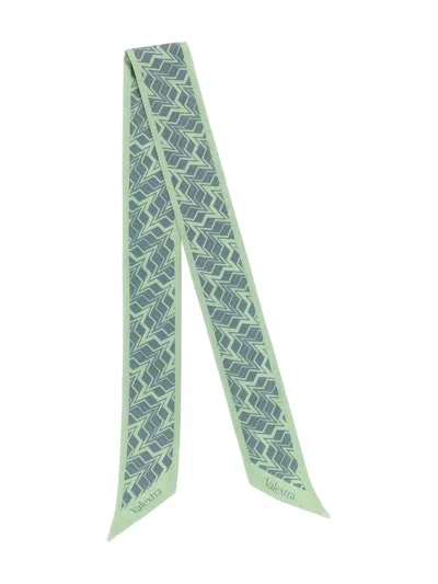 VALEXTRA ASTRATTO PATTERNED SCARF