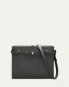 Valextra B-tracollina Leather Shoulder Bag