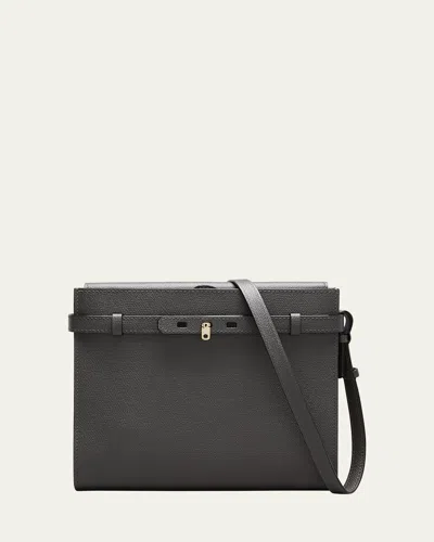 Valextra B-tracollina Leather Shoulder Bag