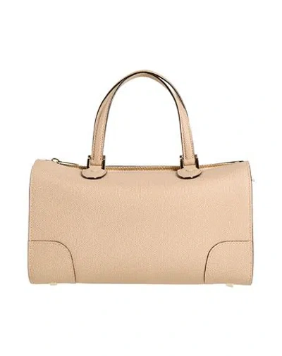 Valextra Babila Small Woman Handbag Taupe Size - Calfskin In Gray