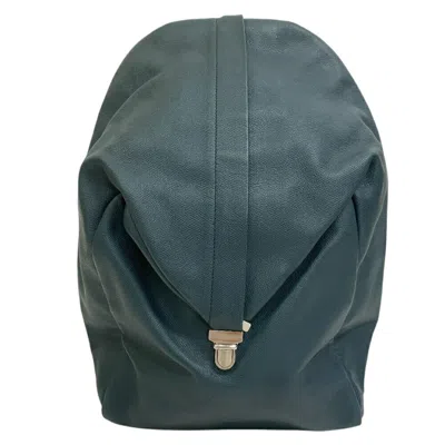 Pre-owned Valextra Backpack () In Blue