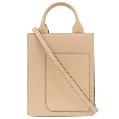 Pre-owned Valextra Beige Leather Shoulder Bag ()