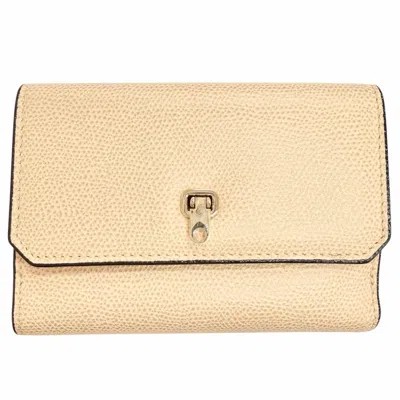 Pre-owned Valextra Beige Leather Wallet (bi-fold) ()