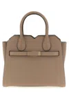 Valextra Beige Milano Mini Satchel In Neutral
