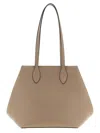 Valextra Medium Vivi Shopping Bag In Brown