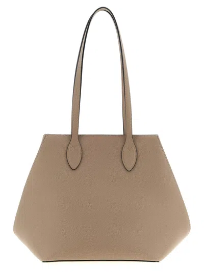 VALEXTRA BEIGE VIVI MEDIUM TOTE