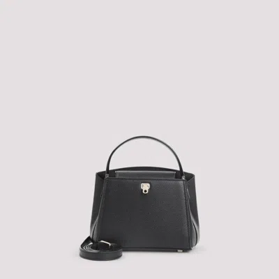 Valextra Black Brera Satchel