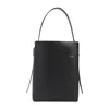 Valextra Medium Soft Grained Leather Tote Bag In Black