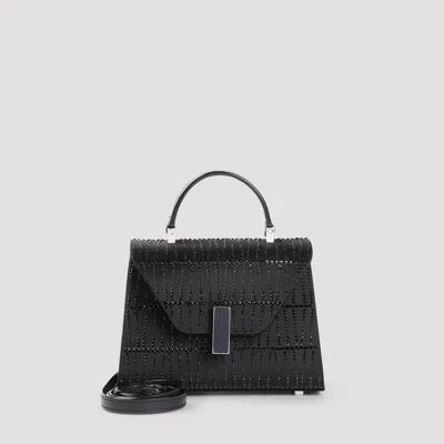 Valextra Black Iside Satin Handbag