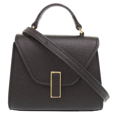 Pre-owned Valextra Black Leather Fanny Pack Shoulder Bag ()