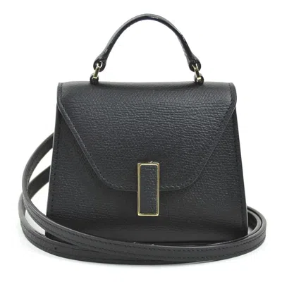 Pre-owned Valextra Black Leather Fanny Pack Shoulder Bag ()