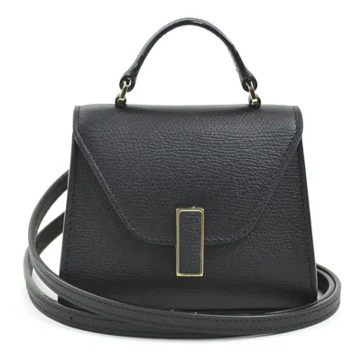 Pre-owned Valextra Black Leather Fanny Pack Shoulder Bag ()