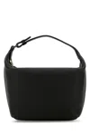Valextra Black Leather Mochi Handbag In Black