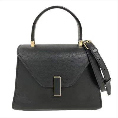 Pre-owned Valextra Black Leather Shoulder Bag ()