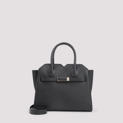 VALEXTRA WOMEN BLACK MILANO MINI SATCHEL, ONESIZE LUXURY SATCHELS FOR WOMEN DARVEYS