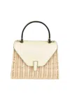 Valextra Iside Vimini Hand Bags Beige In Nude