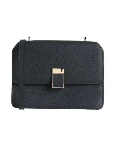 Valextra Borsa Nolo Media Nolo Medium Woman Cross-body Bag Midnight Blue Size - Leather