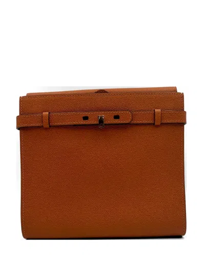 Valextra Brera B-tracollina Cross Body Bag In Brown