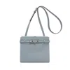 Valextra Brera B-tracollina Crossbody B In Gray