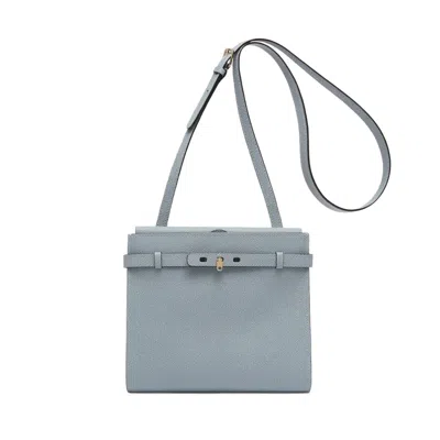 Valextra Brera B-tracollina Crossbody B In Gray