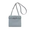 Valextra Brera B-tracollina Crossbody B In Gray
