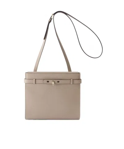 Valextra Brera B-tracollina Crossbody Bag In Brown