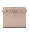 Valextra Versatile Crossbody Satchel Adjustable Strap In Neutral