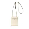 Valextra Brera B-tracollina Slim Crossb In White