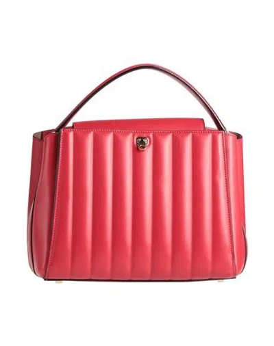 Valextra Brera Medium Woman Handbag Red Size - Calfskin