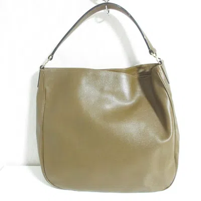 Pre-owned Valextra Brown Leather Shoulder Bag Tote Bag ()