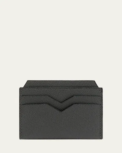 Valextra Calf Leather Card Holder
