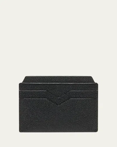 Valextra Calf Leather Card Holder
