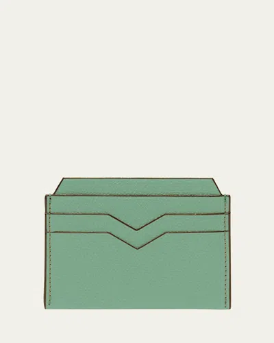 Valextra Calf Leather Card Holder