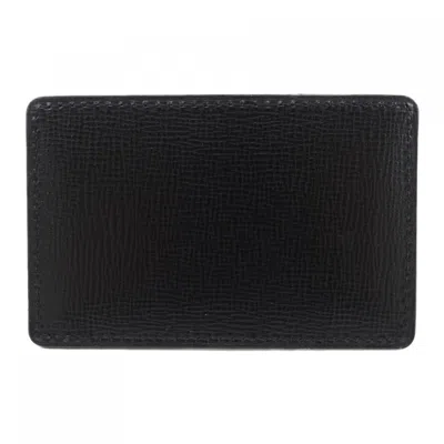 Pre-owned Valextra Card Case () In Black