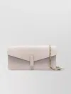 Valextra Chain Strap Envelope Shape Textured Finish