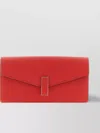 Valextra Chain Strap Rectangular Clutch With Textured Finish
