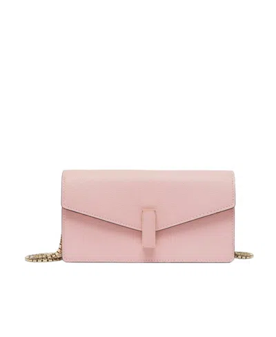 Valextra Chain Strap Shoulder Bag In Pink
