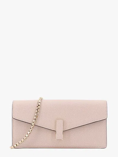 Valextra Clutch In Pelle Con Dettaglio In Metallo