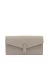 Valextra Clutch "iside" With Chain In Neutral