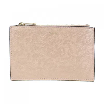 Pre-owned Valextra Coin Purse/coin Case () In Pink