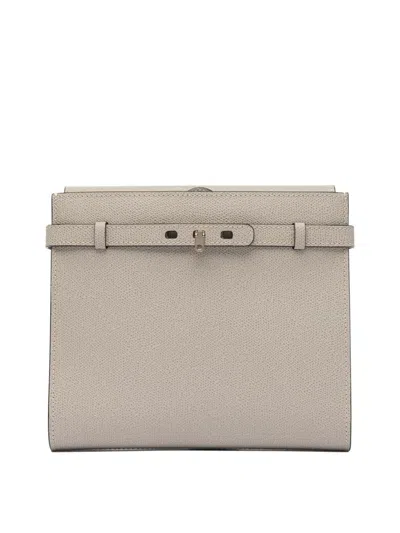 Valextra Crossbody Bags In Gray