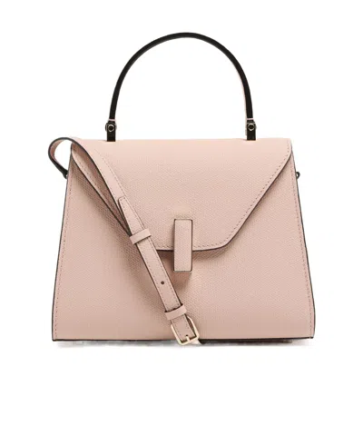 Valextra Flap Shoulder Bag In Nude