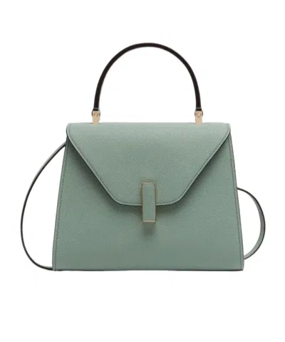 Valextra Flip Shoulder Bag In Green