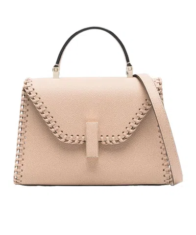 Valextra Flip Shoulder Bag In Nude